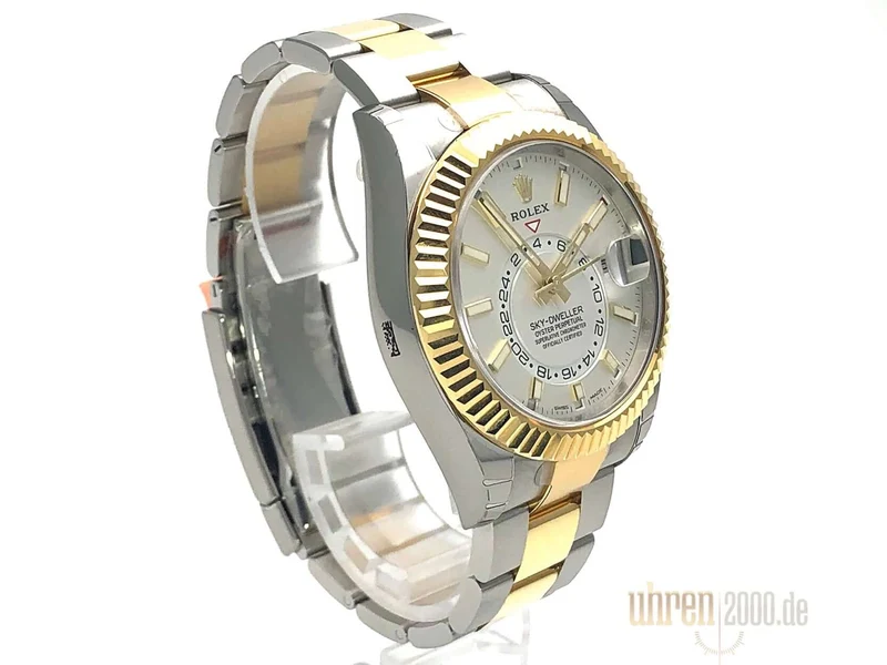 Rolex Sky-Dweller 326933 Weiß aus 2017 verklebt