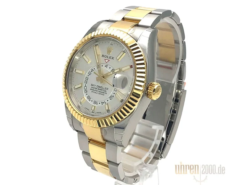 Rolex Sky-Dweller 326933 Weiß aus 2017 verklebt