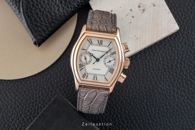 Girard Perregaux Richeville chronograph 18 ct red gold automatic men's watch 2750 [2602319]