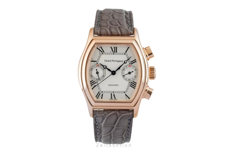 Girard Perregaux Richeville chronograph 18 ct red gold automatic men's watch 2750 [2602319]