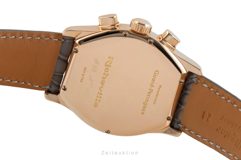 Girard Perregaux Richeville chronograph 18 ct red gold automatic men's watch 2750 [2602319]