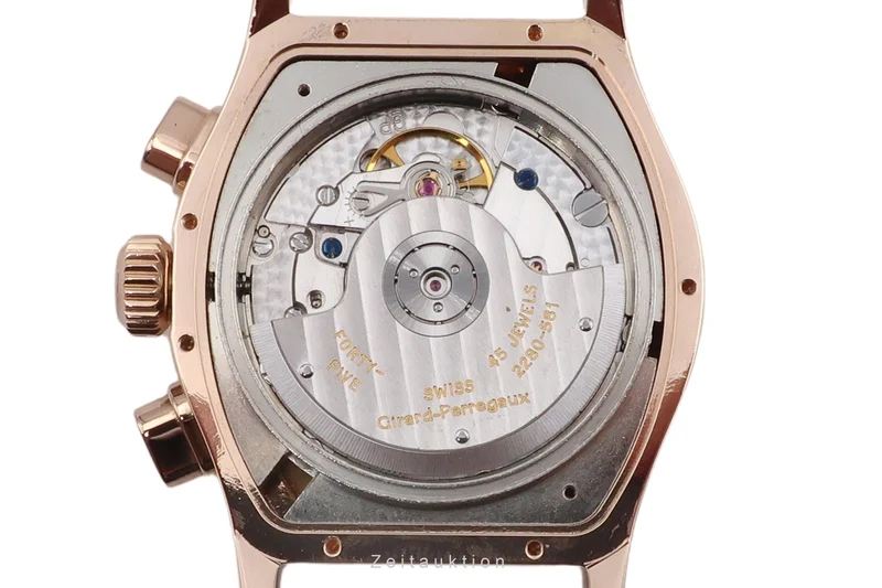 Girard Perregaux Richeville chronograph 18 ct red gold automatic men's watch 2750 [2602319]