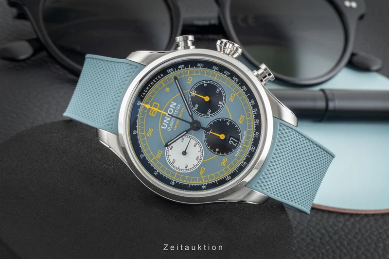 Union Glashütte Belisar chronograph steel automatic men's watch D009.427.17.042.09 Limited [2602360]