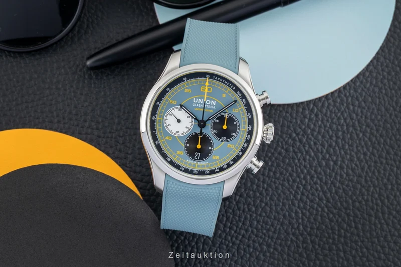 Union Glashütte Belisar chronograph steel automatic men's watch D009.427.17.042.09 Limited [2602360]