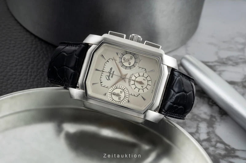 Glashütte Senator chronograph steel automatic men's watch 39-31-06-04-04 [2601416]