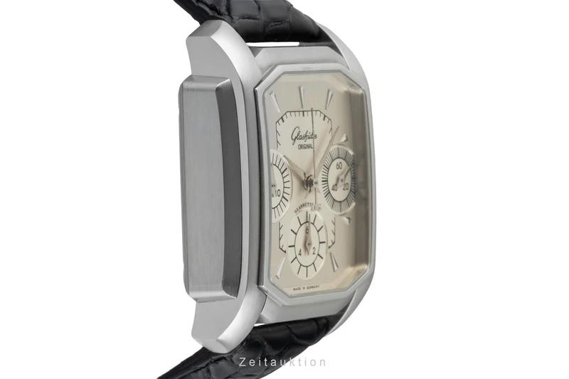 Glashütte Senator chronograph steel automatic men's watch 39-31-06-04-04 [2601416]