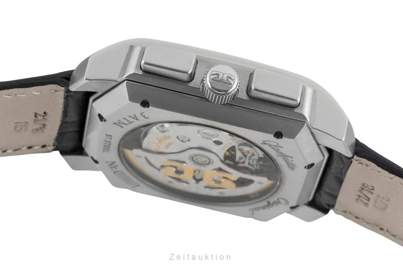 Glashütte Senator chronograph steel automatic men's watch 39-31-06-04-04 [2601416]