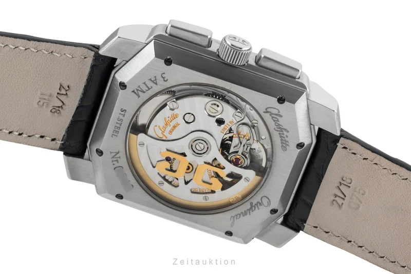Glashütte Senator chronograph steel automatic men's watch 39-31-06-04-04 [2601416]