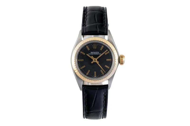 Rolex Oyster Perpetual steel / gold automatic women's watch 6804 Vintage [2601369]