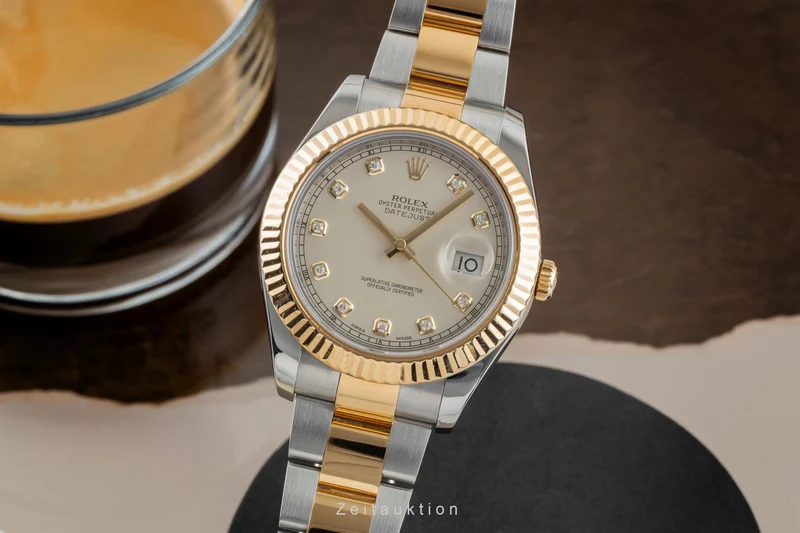 Rolex Datejust steel / gold automatic men's watch 116333 [2601194]