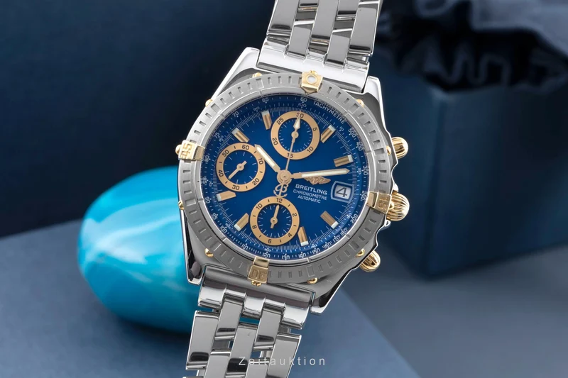 Breitling Chronomat chronograph steel / gold automatic men's watch B13352 [2601940]