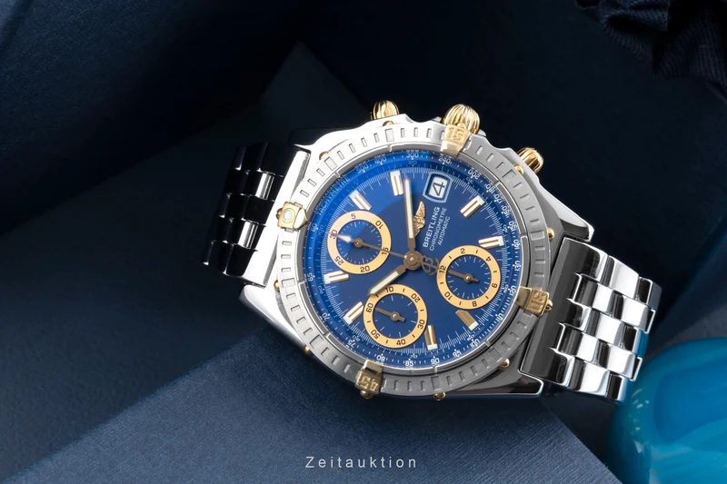 Breitling Chronomat chronograph steel / gold automatic men's watch B13352 [2601940]