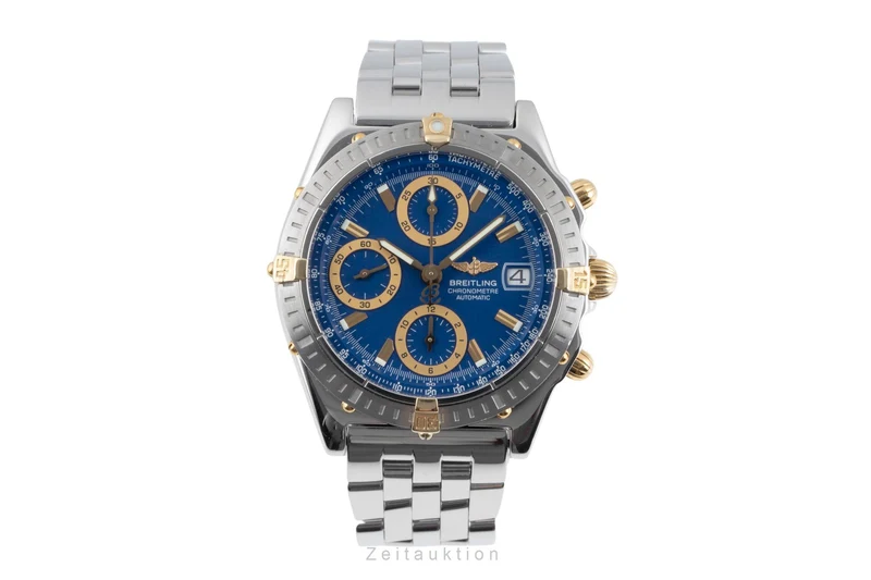 Breitling Chronomat chronograph steel / gold automatic men's watch B13352 [2601940]