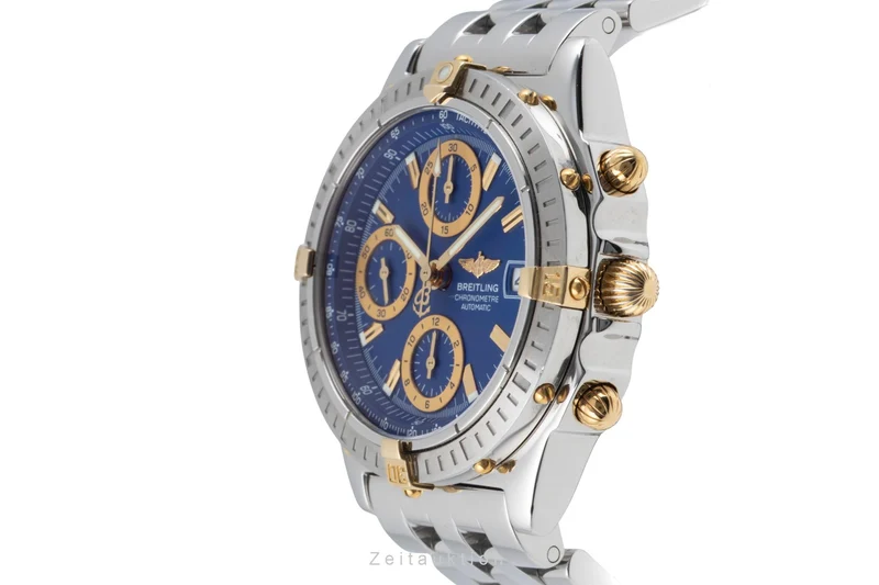 Breitling Chronomat chronograph steel / gold automatic men's watch B13352 [2601940]