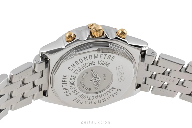 Breitling Chronomat chronograph steel / gold automatic men's watch B13352 [2601940]