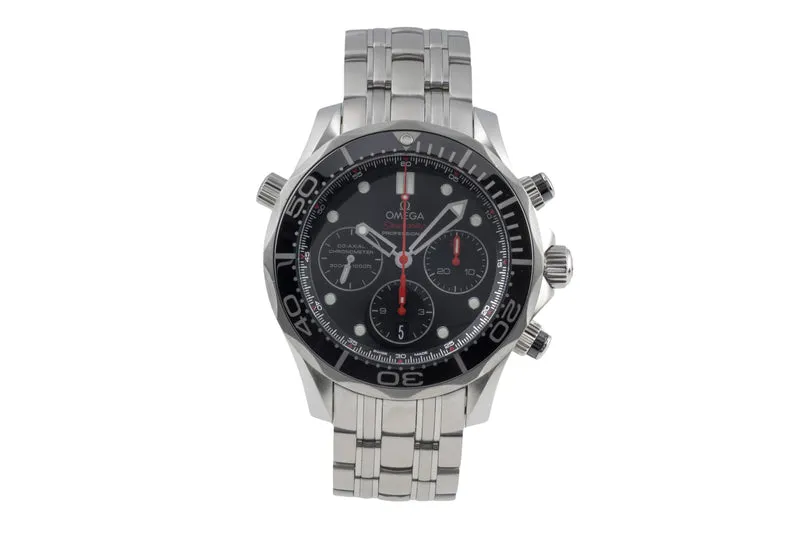 Omega Seamaster chronograph steel automatic men's watch 212.30.44.50.01.001 [2601781]
