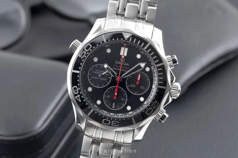 Omega Seamaster chronograph steel automatic men's watch 212.30.44.50.01.001 [2601781]