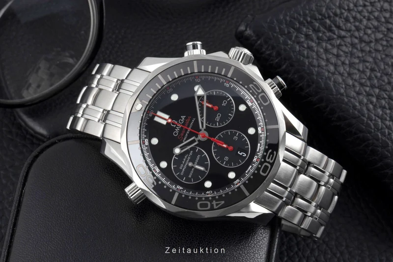 Omega Seamaster chronograph steel automatic men's watch 212.30.44.50.01.001 [2601781]