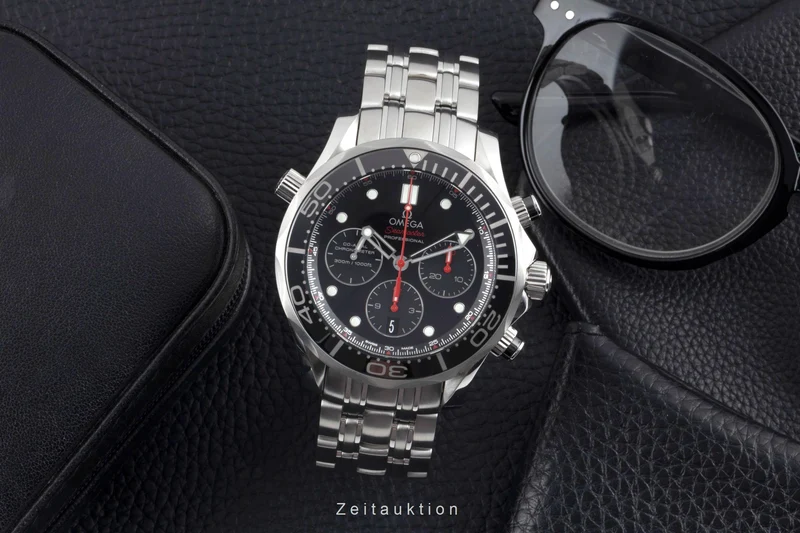 Omega Seamaster chronograph steel automatic men's watch 212.30.44.50.01.001 [2601781]