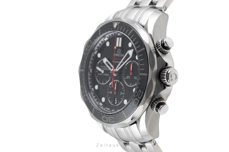 Omega Seamaster chronograph steel automatic men's watch 212.30.44.50.01.001 [2601781]