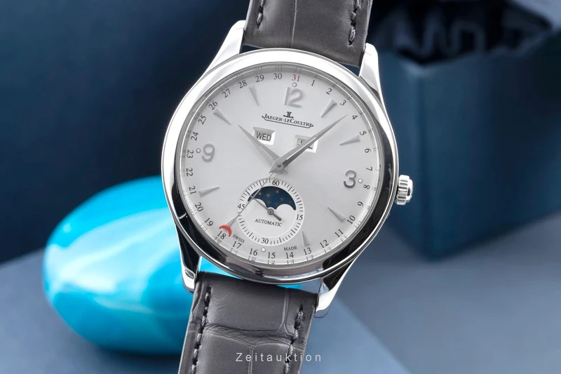 Jaeger LeCoultre Master Calendar steel automatic men's watch Q1558420 , 176.8.12.S [2601778]