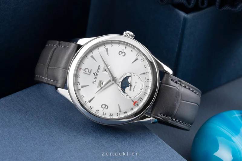 Jaeger LeCoultre Master Calendar steel automatic men's watch Q1558420 , 176.8.12.S [2601778]