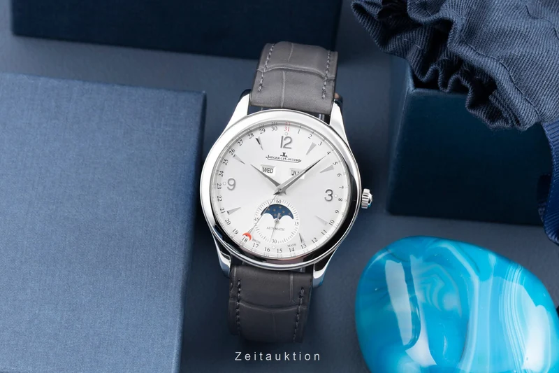 Jaeger LeCoultre Master Calendar steel automatic men's watch Q1558420 , 176.8.12.S [2601778]