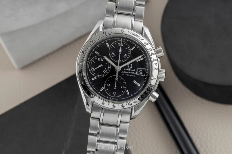 Omega Speedmaster Date chronograph steel automatic men's watch 3513.50.00 [2601657]