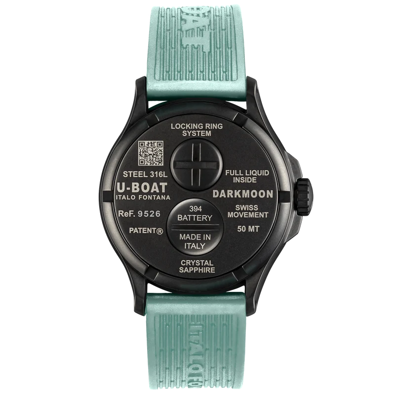 U-Boat Darkmoon BK CURVE AQUAMARINE PVD