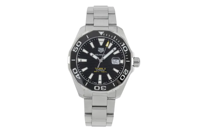 Tag Heuer Aquaracer steel automatic men's watch WAY201A.BA0927 [2602080]