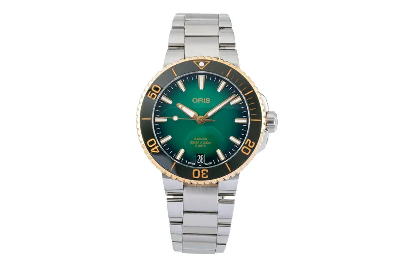 Oris Aquis Date steel automatic men's watch 01 400 7769 6357-07 8 22 09PEB LP: 4300EUR [2602045]