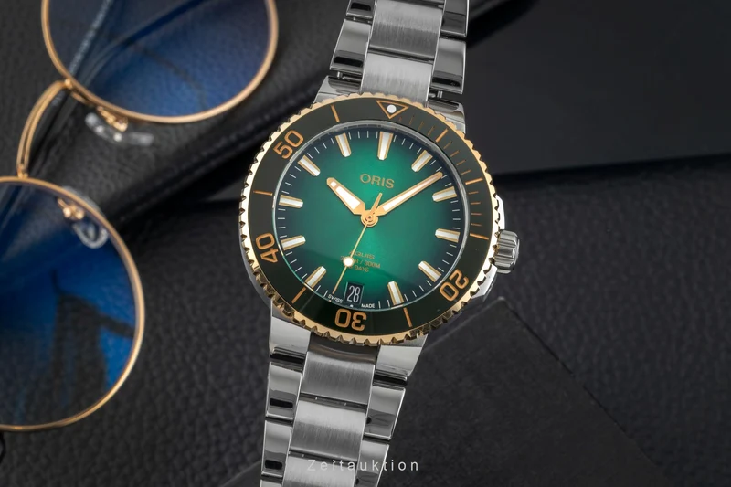 Oris Aquis Date steel automatic men's watch 01 400 7769 6357-07 8 22 09PEB LP: 4300EUR [2602045]