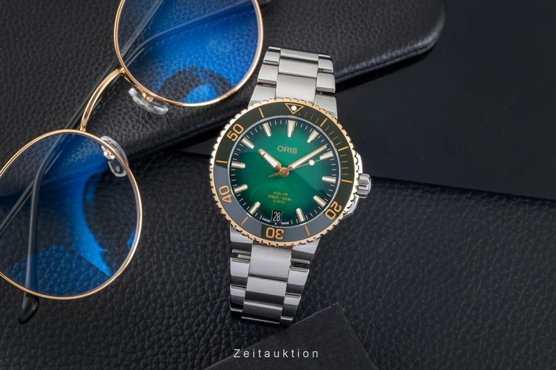 Oris Aquis Date steel automatic men's watch 01 400 7769 6357-07 8 22 09PEB LP: 4300EUR [2602045]