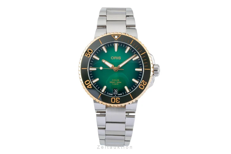 Oris Aquis Date steel automatic men's watch 01 400 7769 6357-07 8 22 09PEB LP: 4300EUR [2602045]