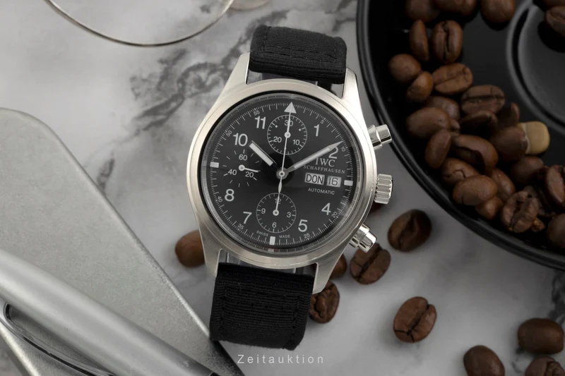IWC Fliegerchronograph chronograph steel automatic men's watch IW370601 LP: 7800EUR [2601826]