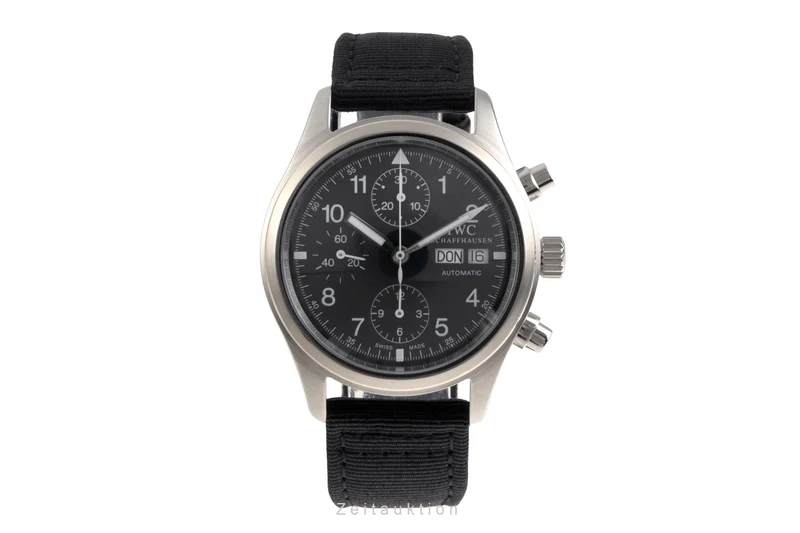 IWC Fliegerchronograph chronograph steel automatic men's watch IW370601 LP: 7800EUR [2601826]