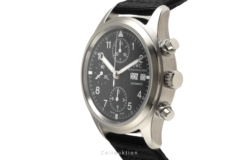IWC Fliegerchronograph chronograph steel automatic men's watch IW370601 LP: 7800EUR [2601826]