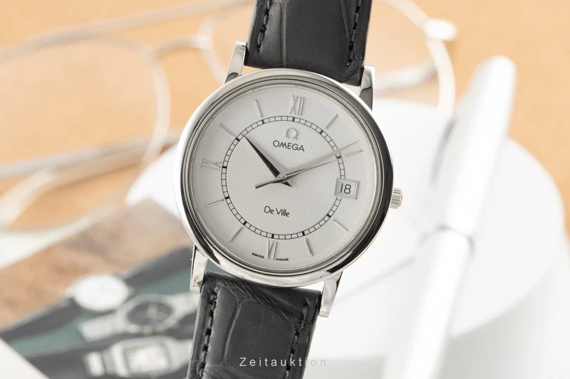 Omega De Ville steel quartz men's watch 196.3532 [2601936]