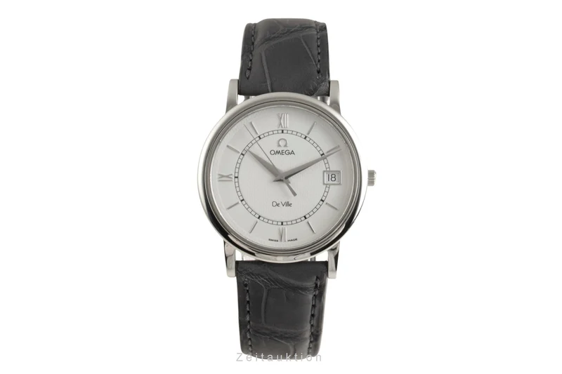 Omega De Ville steel quartz men's watch 196.3532 [2601936]