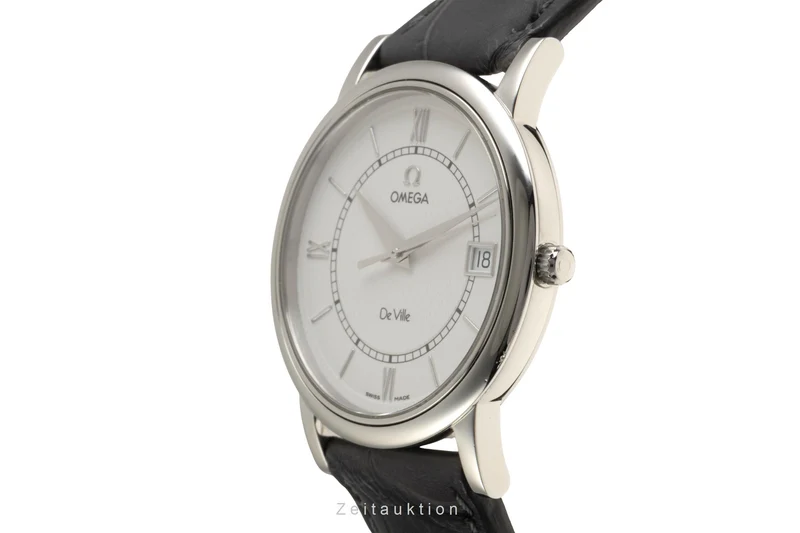 Omega De Ville steel quartz men's watch 196.3532 [2601936]