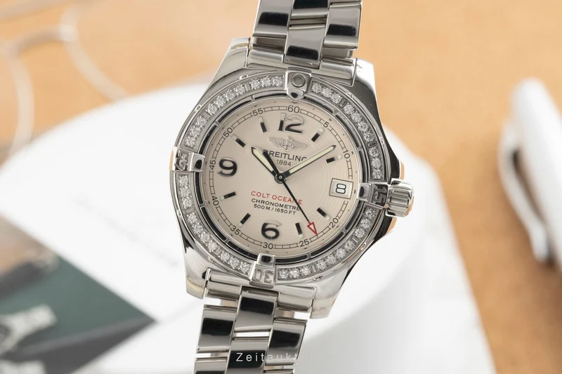 Breitling Colt Oceane steel quartz women's watch A77380 [2601436]