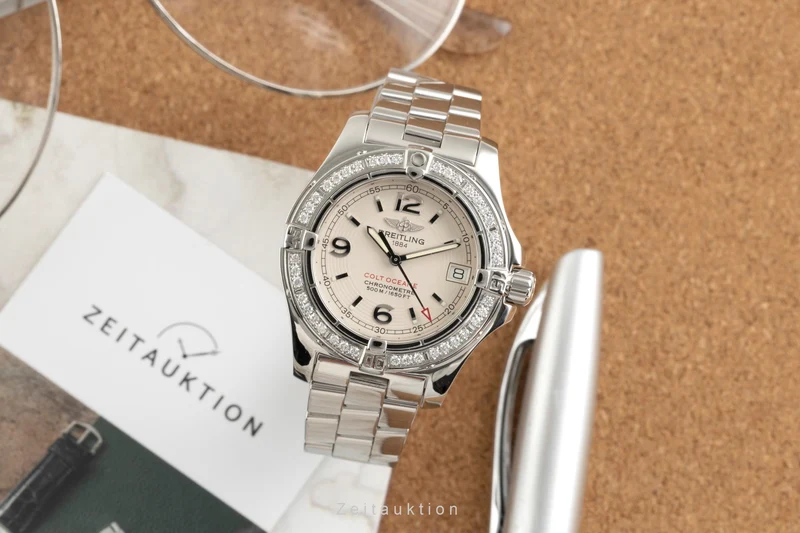 Breitling Colt Oceane steel quartz women's watch A77380 [2601436]