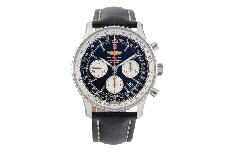 Breitling Navitimer 01 chronograph steel automatic men's watch AB0120 [2601919]