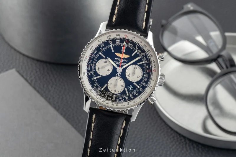Breitling Navitimer 01 chronograph steel automatic men's watch AB0120 [2601919]
