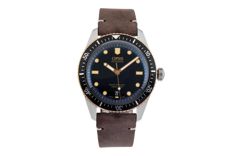 Oris Divers Sixty-Five steel / bronze automatic men's watch 01 733 7707 4354-07 5 20 55 LP: 2350EUR [2602365]