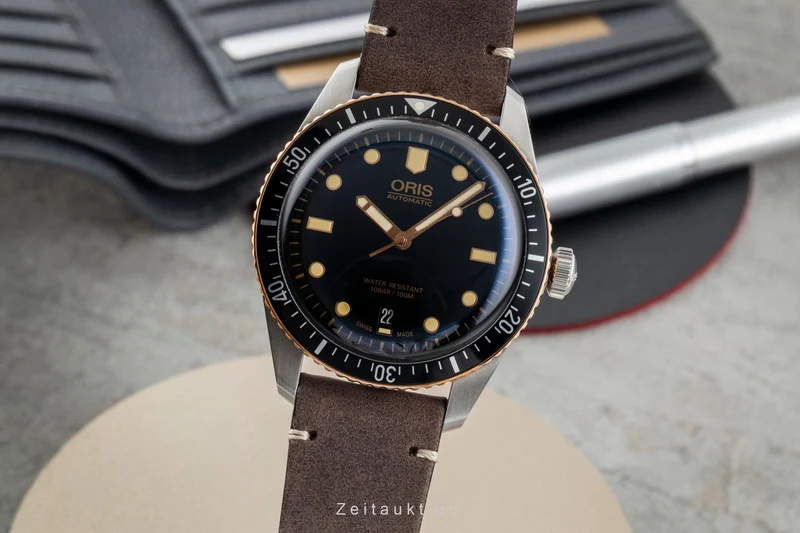 Oris Divers Sixty-Five steel / bronze automatic men's watch 01 733 7707 4354-07 5 20 55 LP: 2350EUR [2602365]
