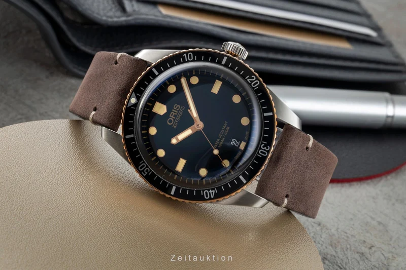 Oris Divers Sixty-Five steel / bronze automatic men's watch 01 733 7707 4354-07 5 20 55 LP: 2350EUR [2602365]