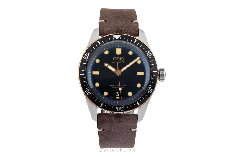 Oris Divers Sixty-Five steel / bronze automatic men's watch 01 733 7707 4354-07 5 20 55 LP: 2350EUR [2602365]