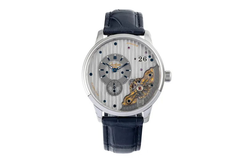 Glashütte PanoMaticInverse steel automatic men's watch 1-91-02-02-02-30 LP: 15100EUR [2602374]