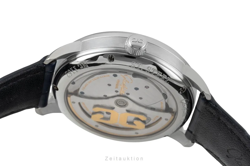 Glashütte PanoMaticInverse steel automatic men's watch 1-91-02-02-02-30 LP: 15100EUR [2602374]